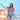 Girlsurfboards' Happy Vibe Cali Crop T-shirt in Paprika Beach Color