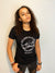 Happy Vibe Fitted T-shirt in black